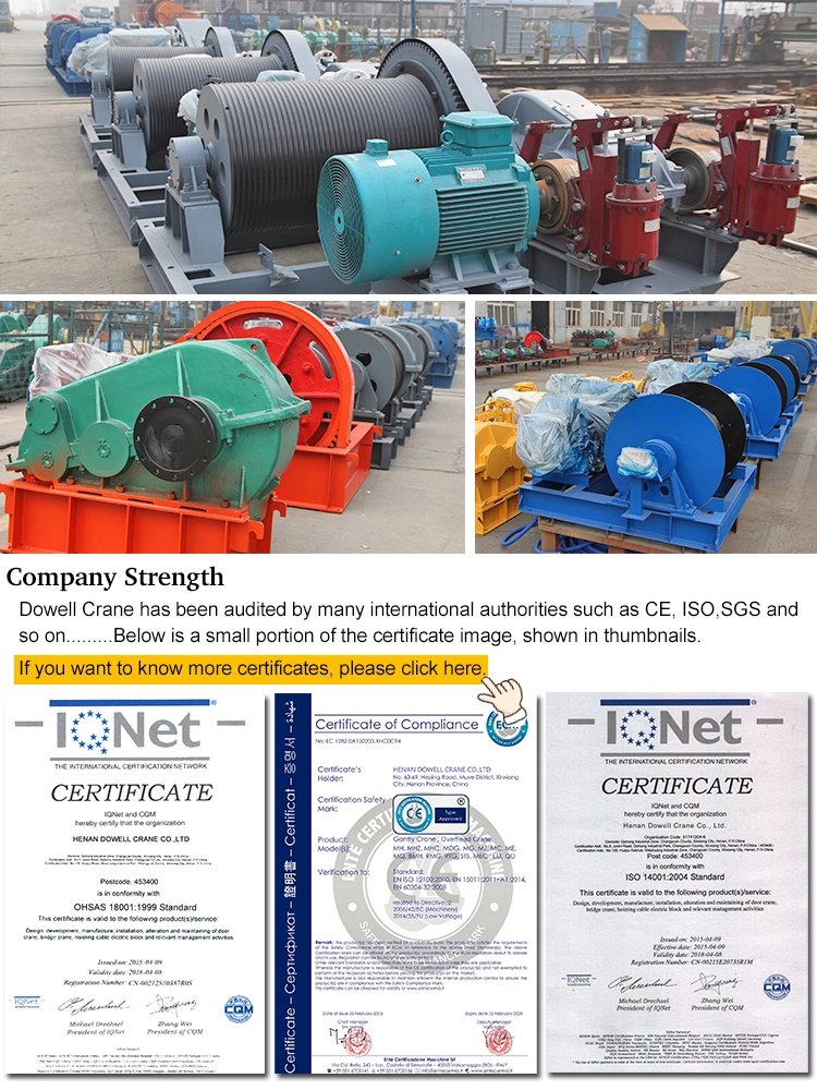 1000 m horizontal pulling  Diesel engine motorize drive winch