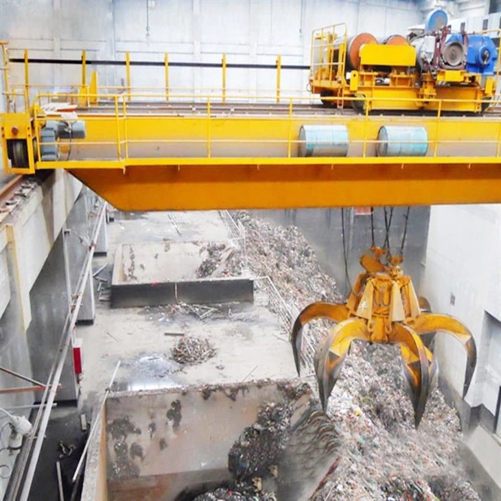 10 Ton Waste Handing Grab Overhead Crane